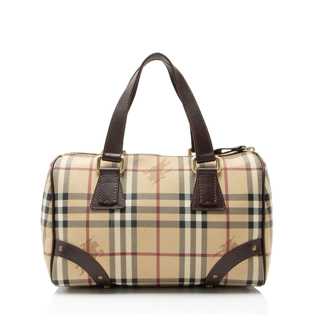Burberry Haymarket Check Bowling Bag