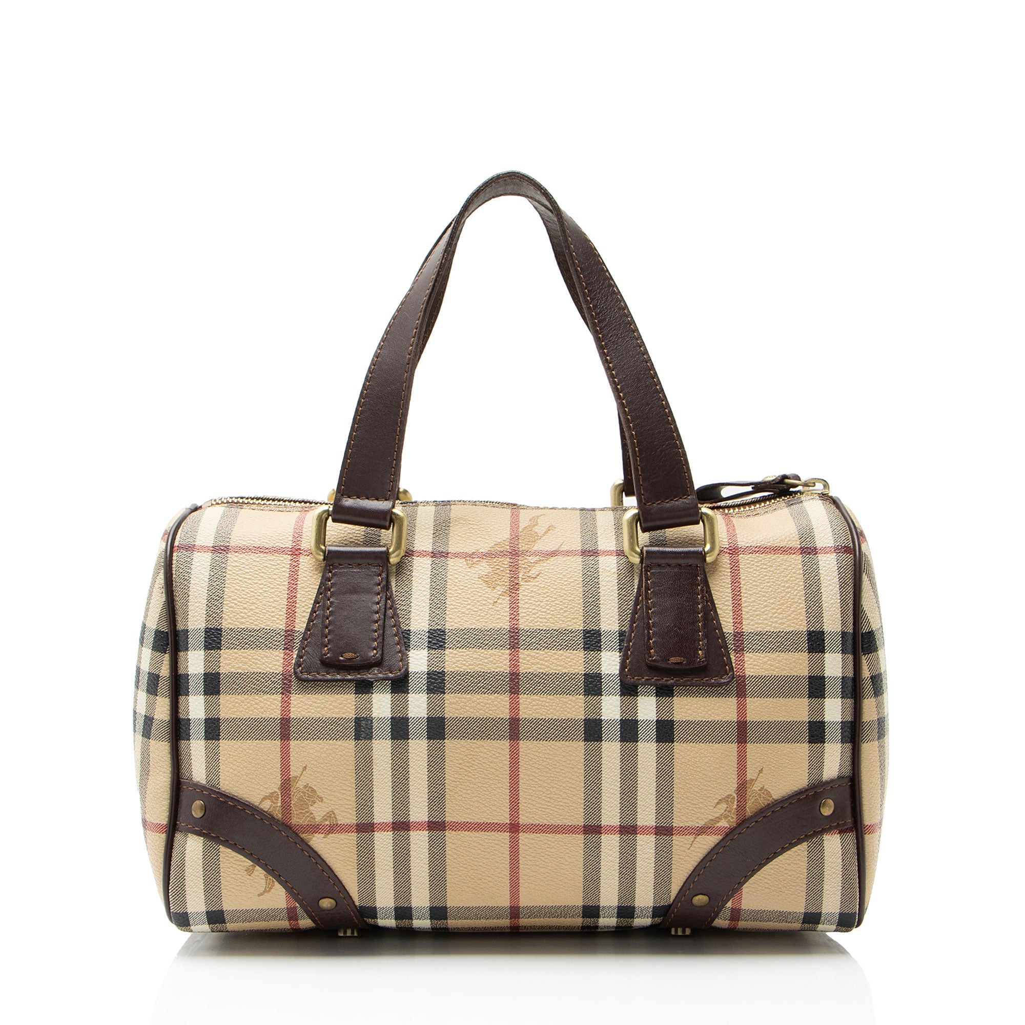 Burberry Haymarket Check Bowling Bag