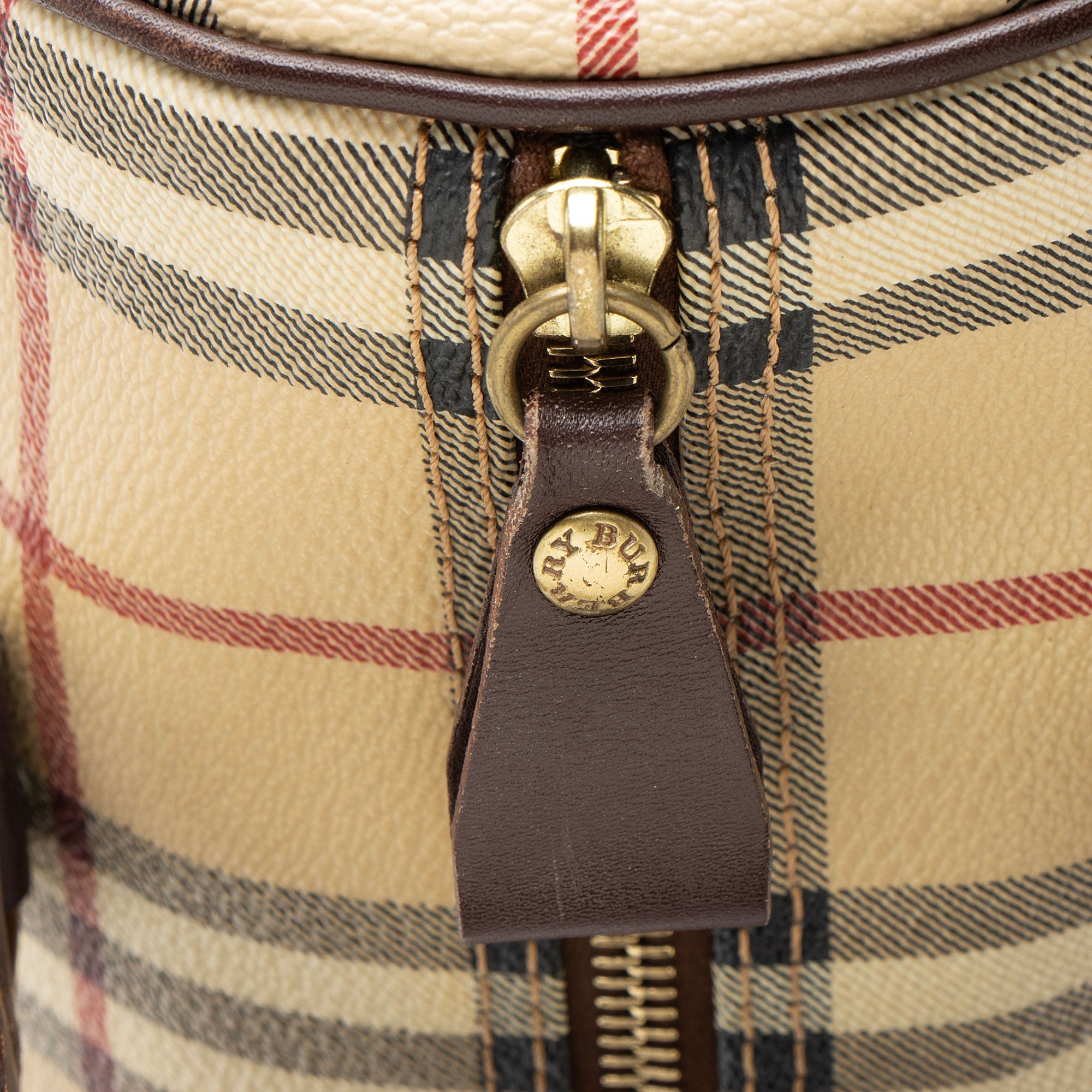 Burberry Haymarket Check Bowling Bag