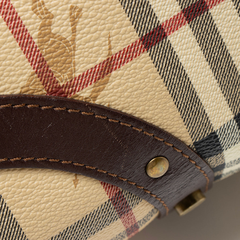 Burberry Haymarket Check Bowling Bag