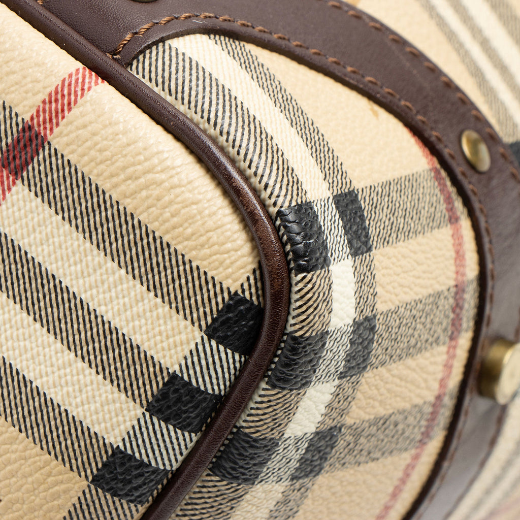 Burberry Haymarket Check Bowling Bag