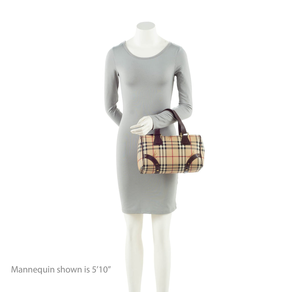 Burberry Haymarket Check Bowling Bag
