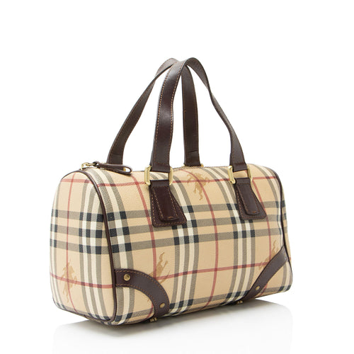 Burberry Haymarket Check Bowling Bag