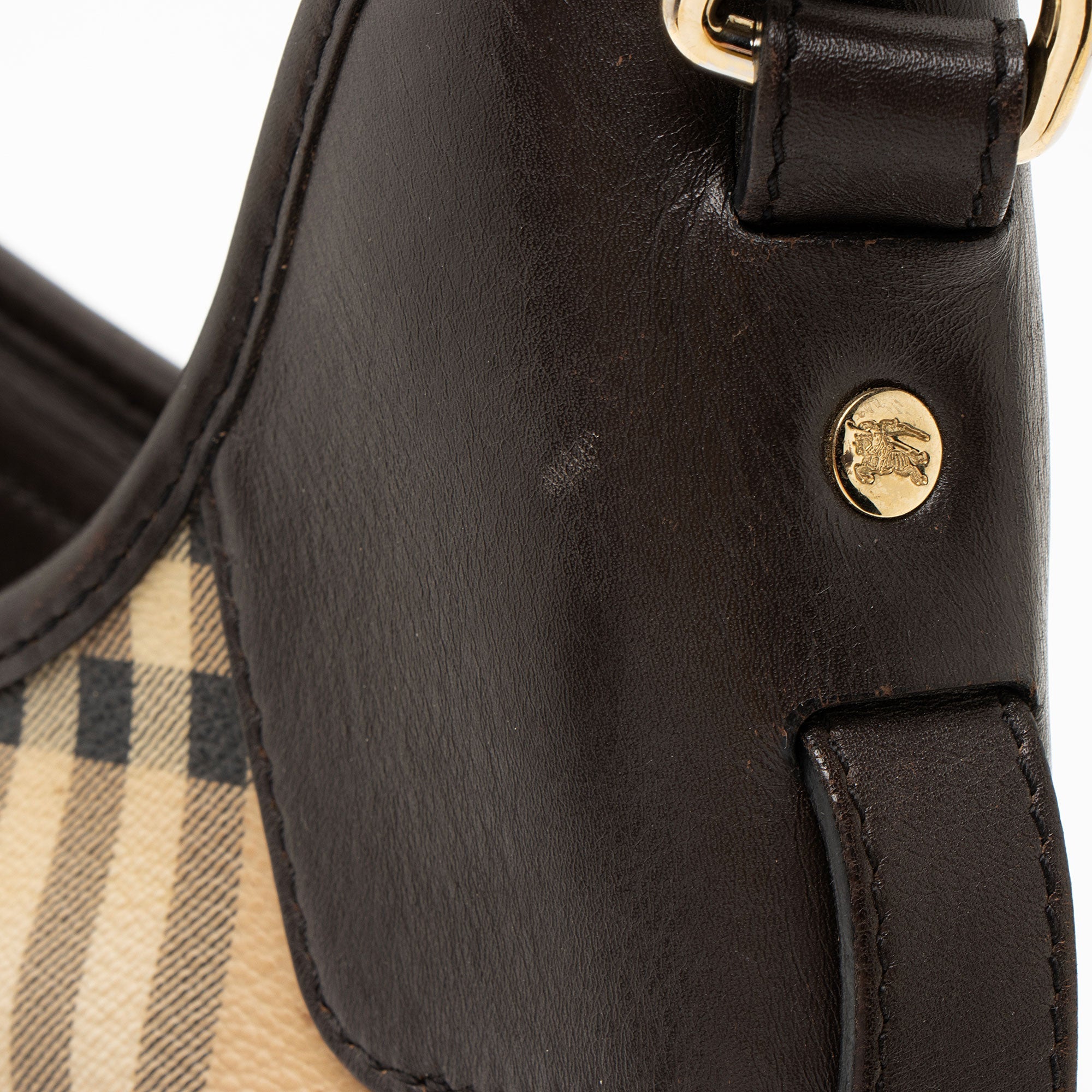 Burberry Haymarket Check Brooklyn Hobo