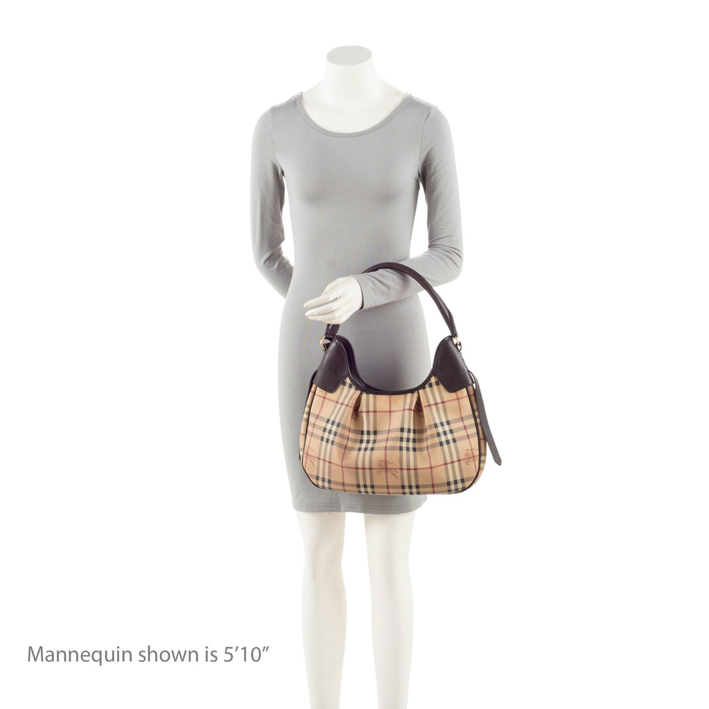 Burberry Haymarket Check Brooklyn Hobo