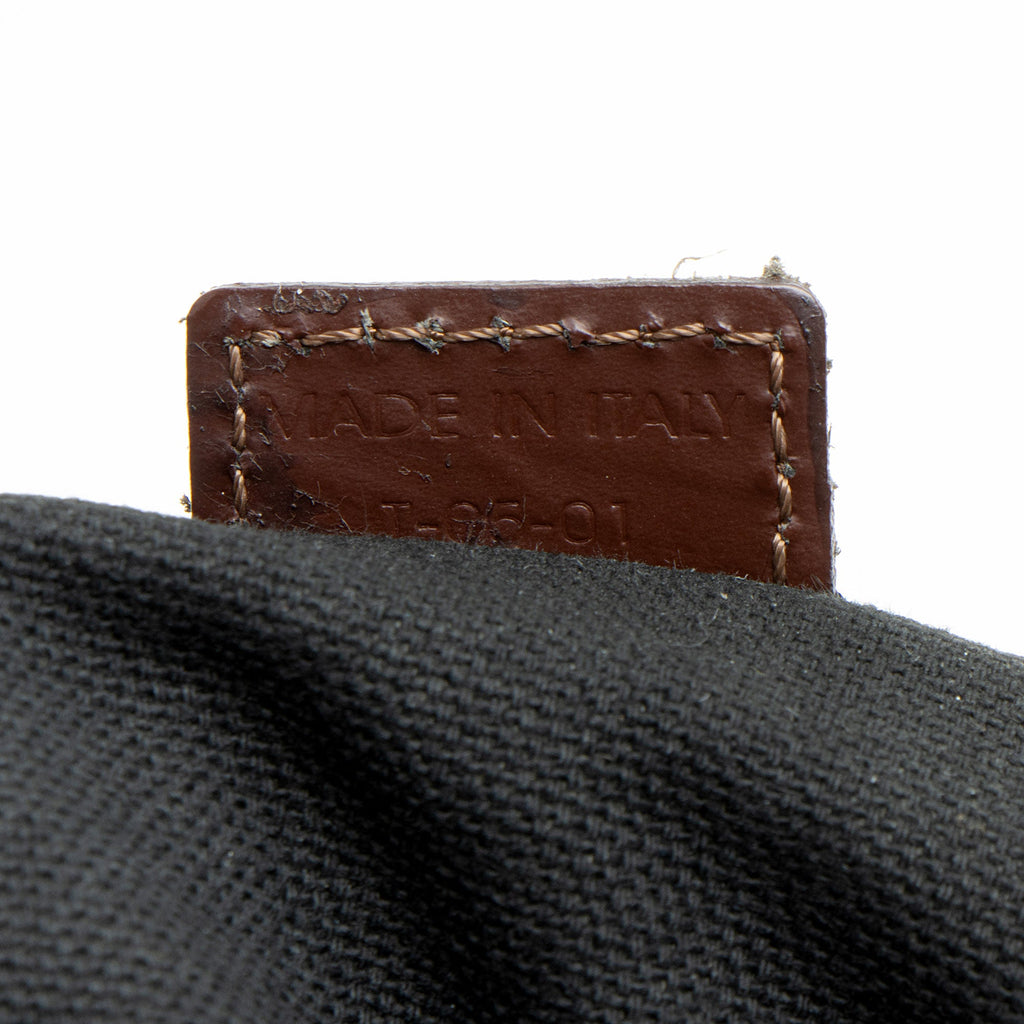 Burberry Haymarket Check Buckle Satchel