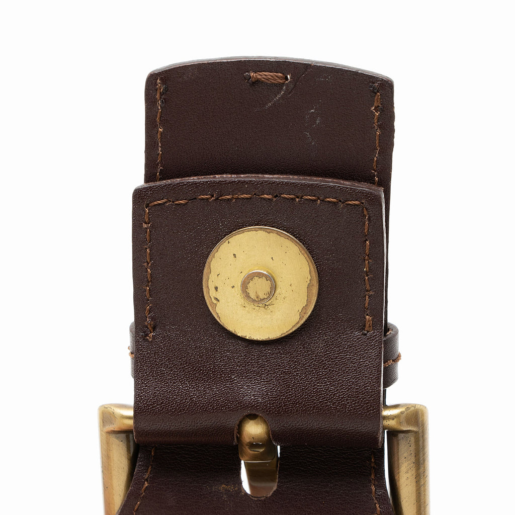 Burberry Haymarket Check Buckle Satchel