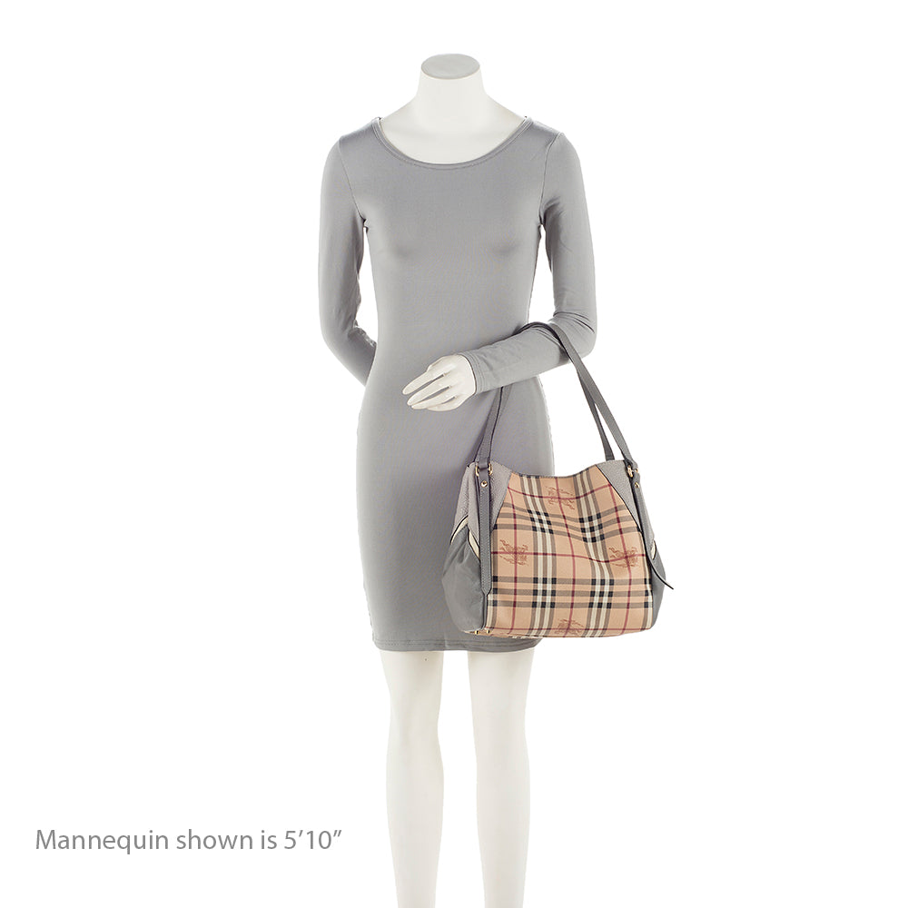Burberry Haymarket Check Canterbury Small Tote (SHF-21036)