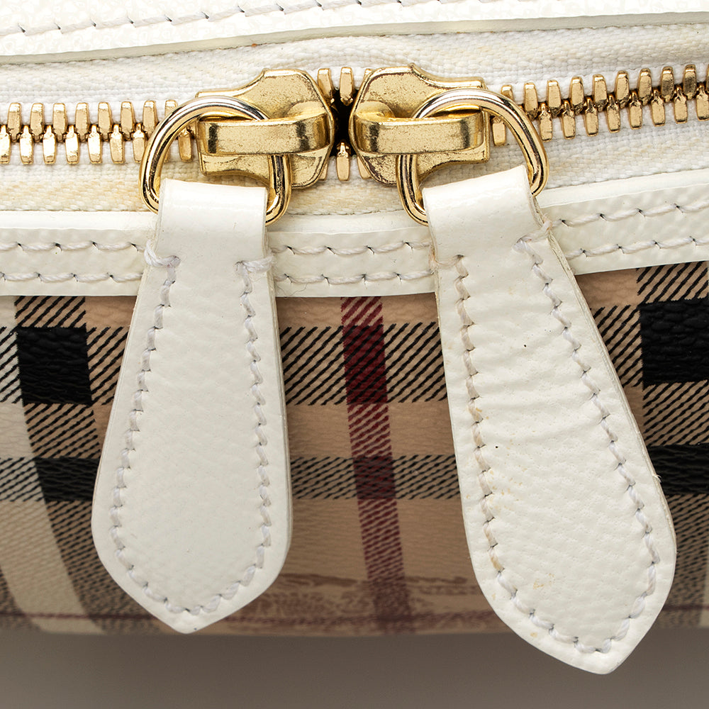 Burberry Haymarket Check Chatton Medium Tote (SHF-21124)