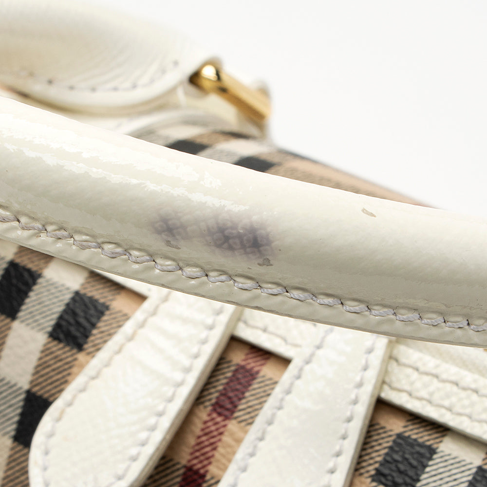 Burberry Haymarket Check Chatton Medium Tote (SHF-21124)