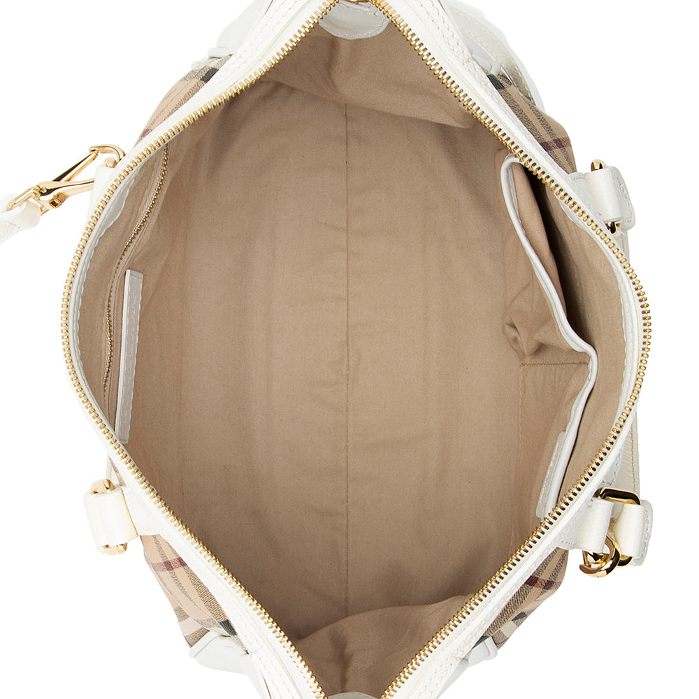 Burberry Haymarket Check Chatton Medium Tote (SHF-21124)
