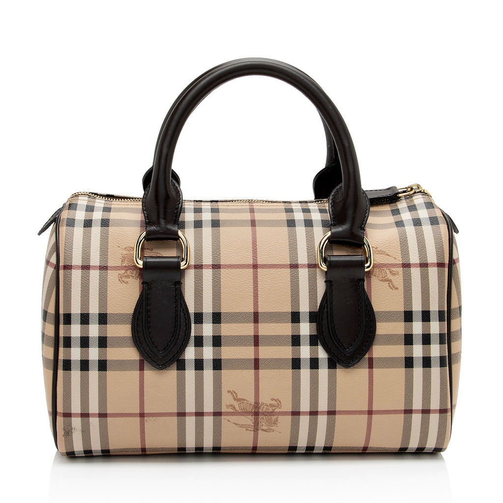 Burberry Haymarket Check Chester Medium Satchel (SHF-s7OT8u)