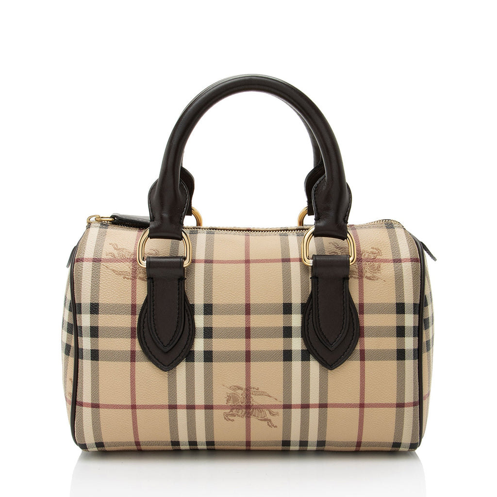 Burberry Haymarket Check Chester Medium Satchel