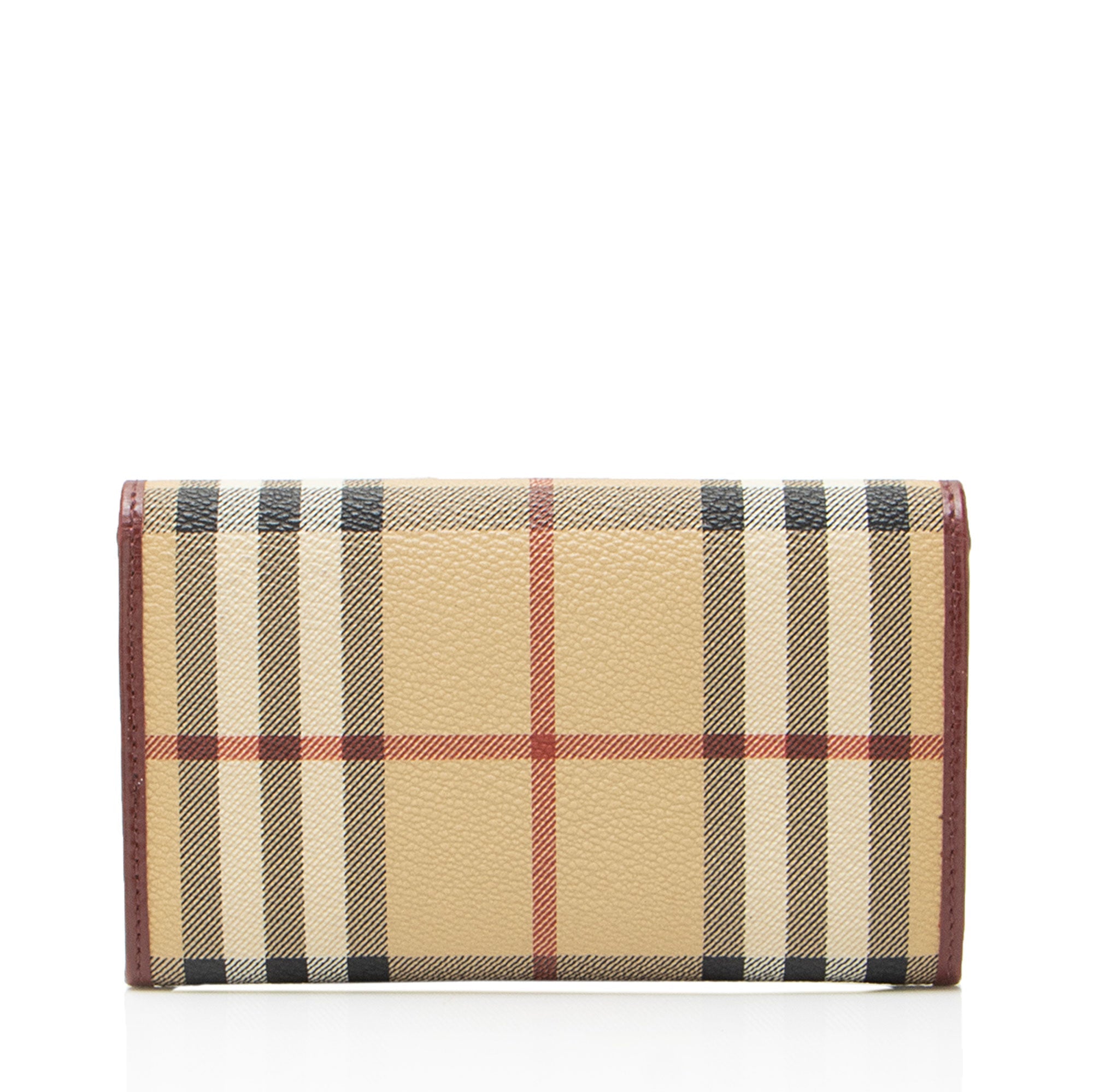 Burberry Haymarket Check Continental Wallet