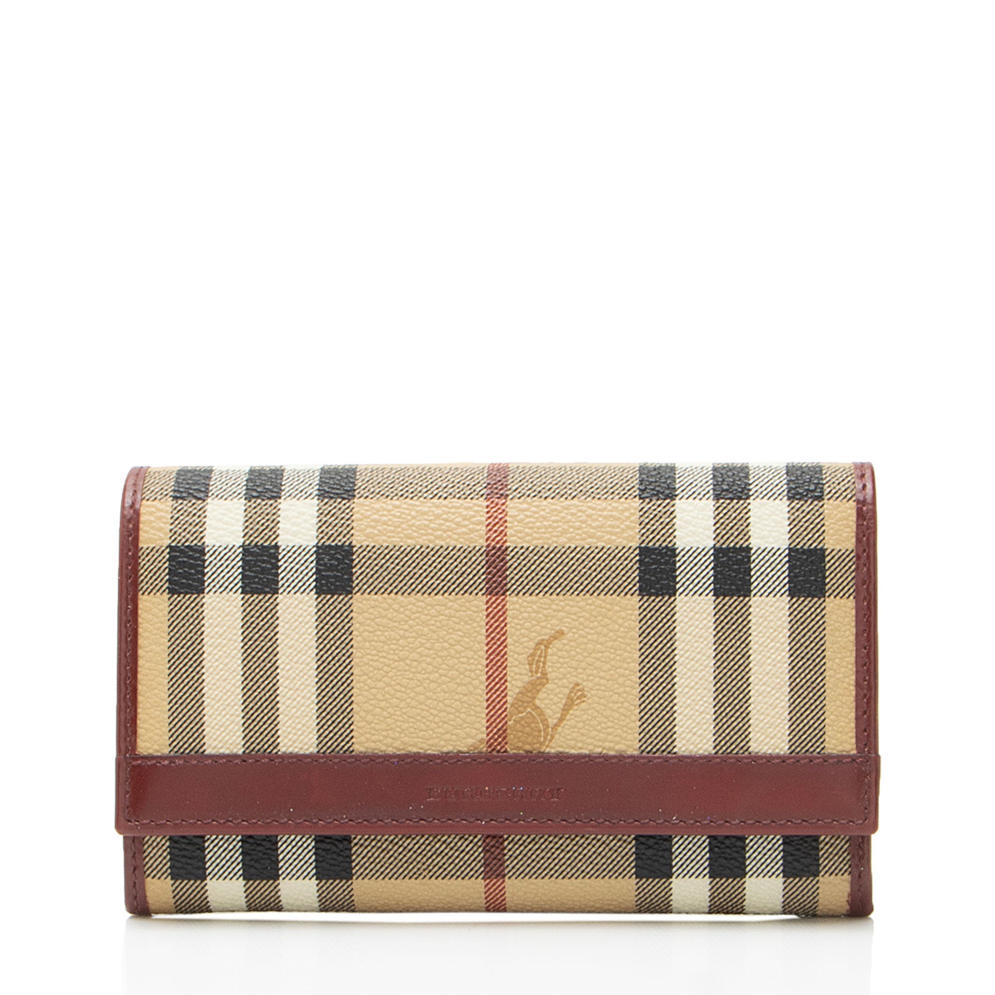 Burberry Haymarket Check Continental Wallet