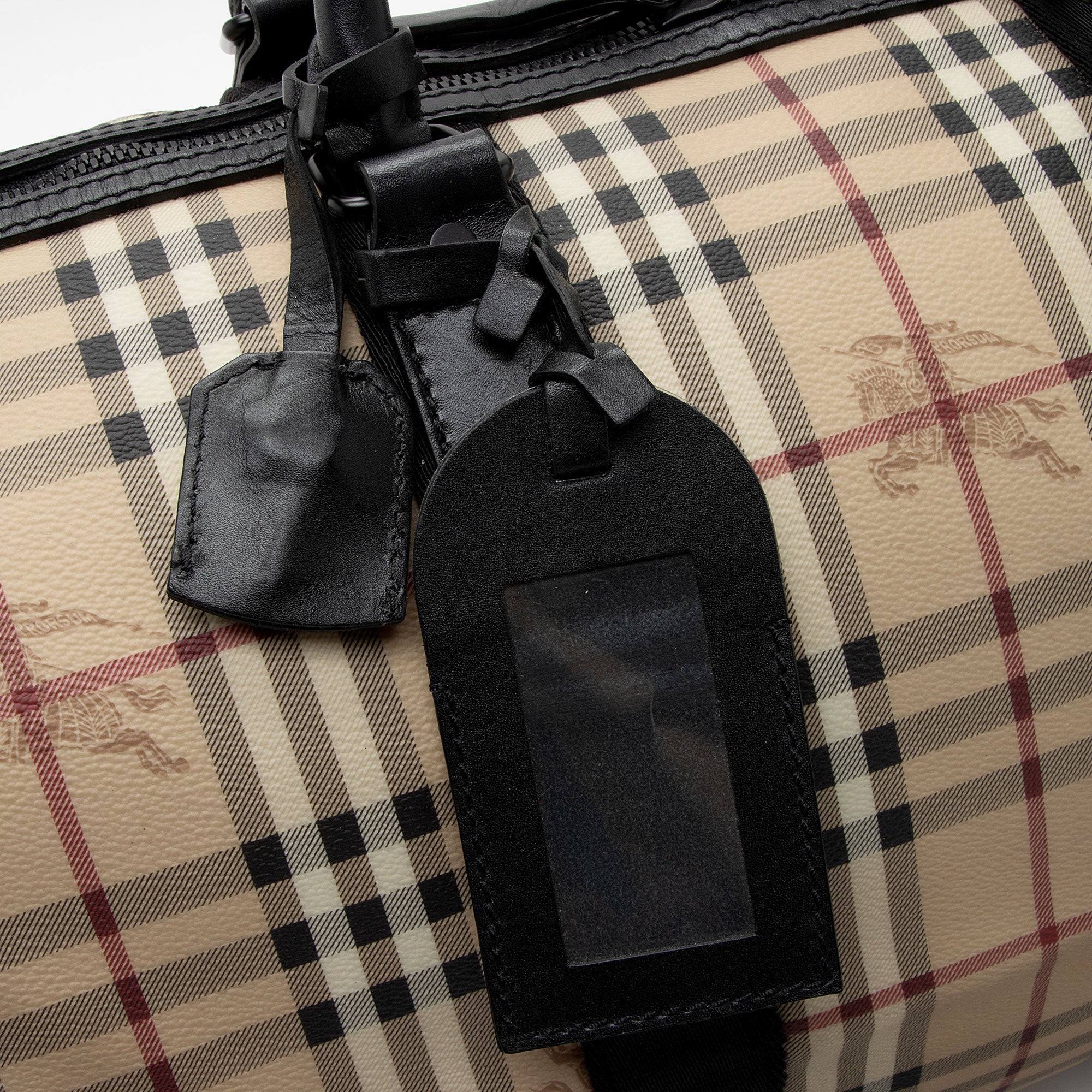 Burberry Haymarket Check Holdall Duffle (SHF-6UofXL)
