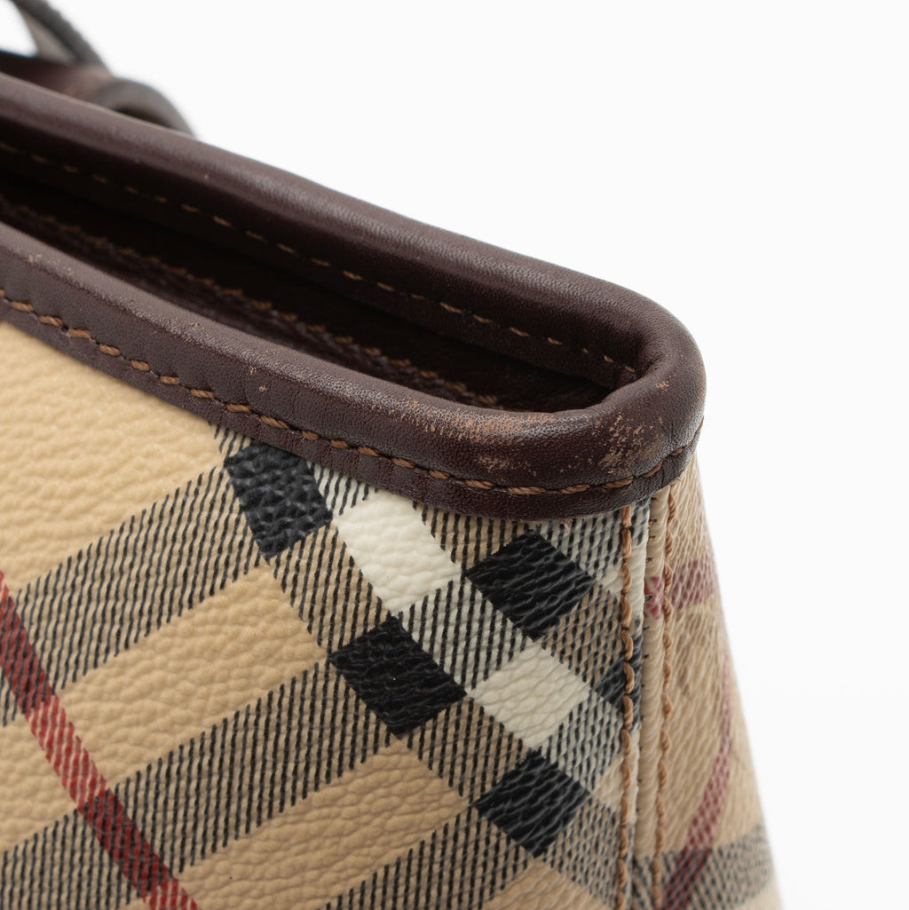 Burberry Haymarket Check Large Tote (SHF-52vZ3J)
