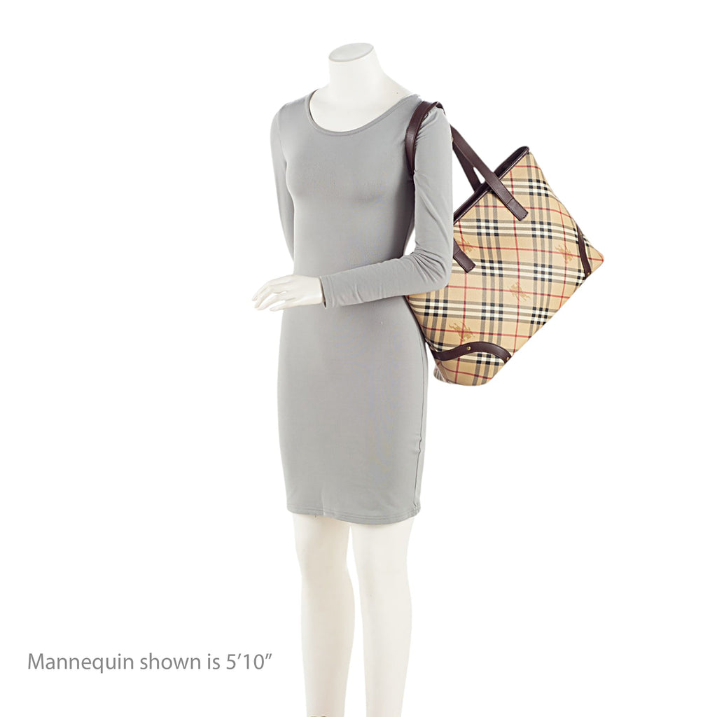 Burberry Haymarket Check Large Tote (SHF-52vZ3J)