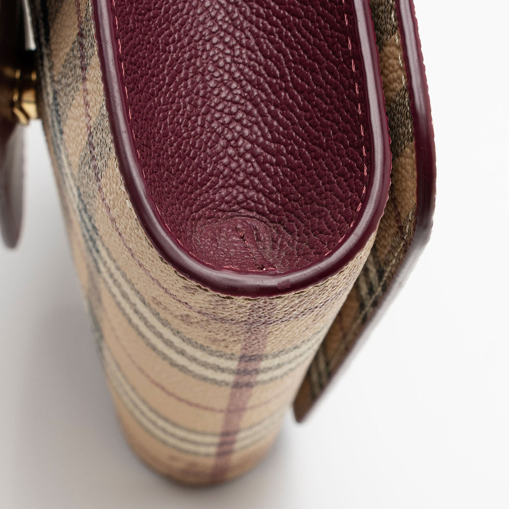 Burberry Haymarket Check Loxley Crossbody (SHF-Cb6iS2)
