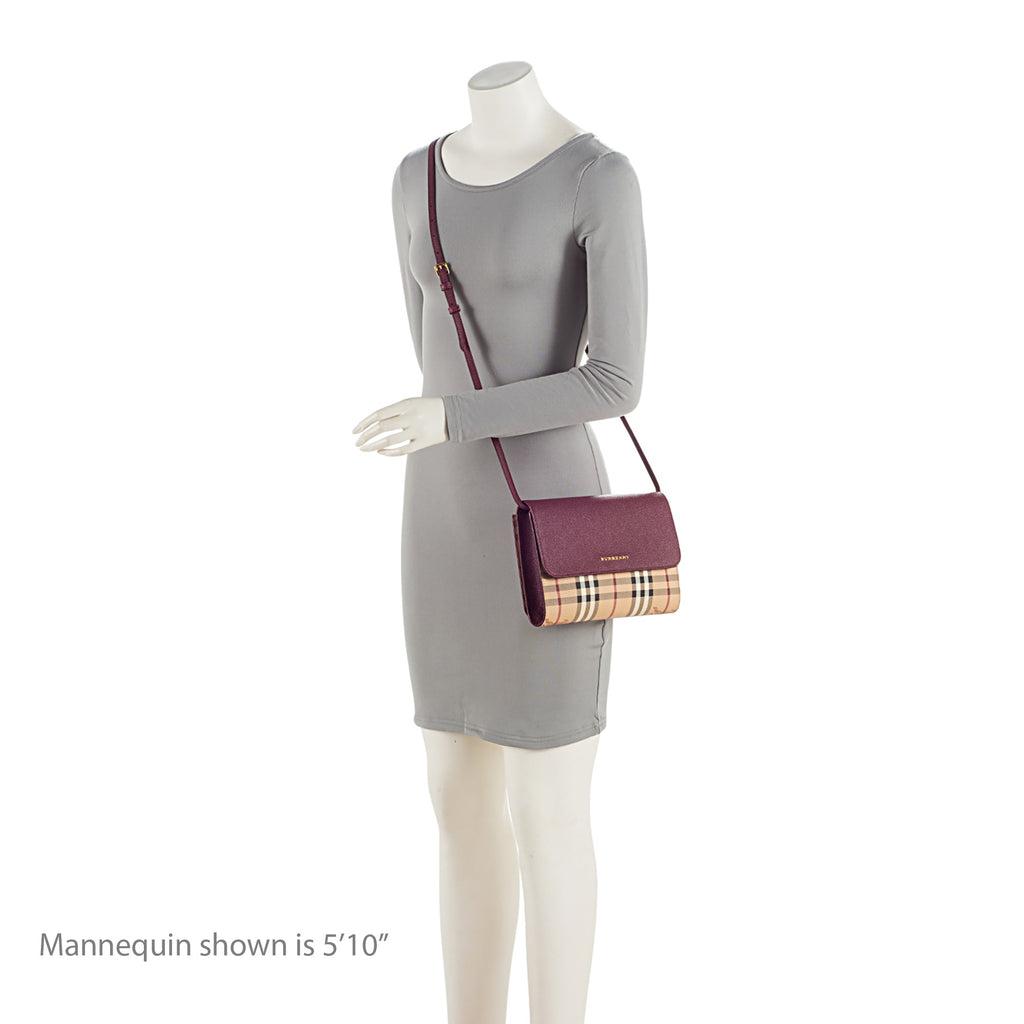 Burberry Haymarket Check Loxley Crossbody (SHF-Cb6iS2)