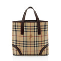 Burberry Haymarket Check Medium Tote (SHF-KA8pBF)