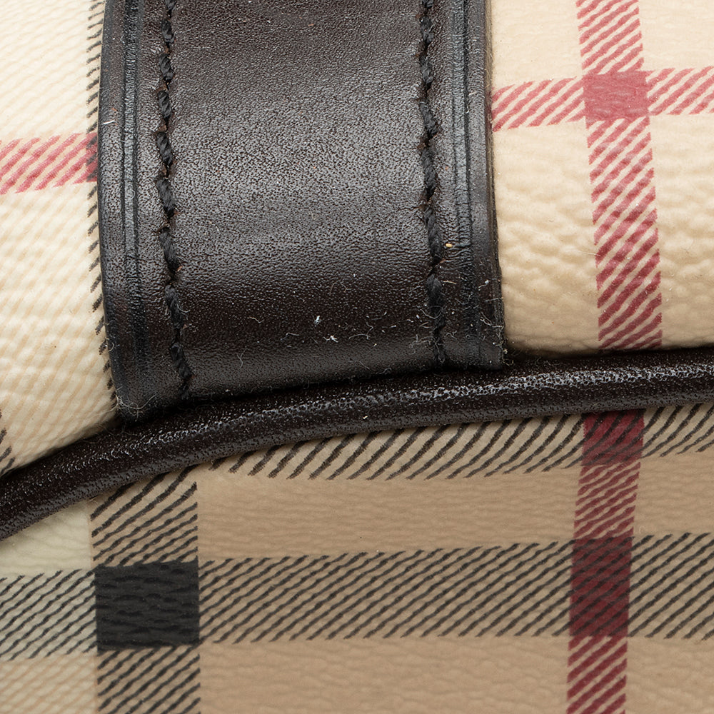 Burberry Haymarket Check Northfield Satchel (SHF-21398)