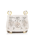 Burberry Haymarket Check Perforated Leather Baby Bridle Shoulder Bag
