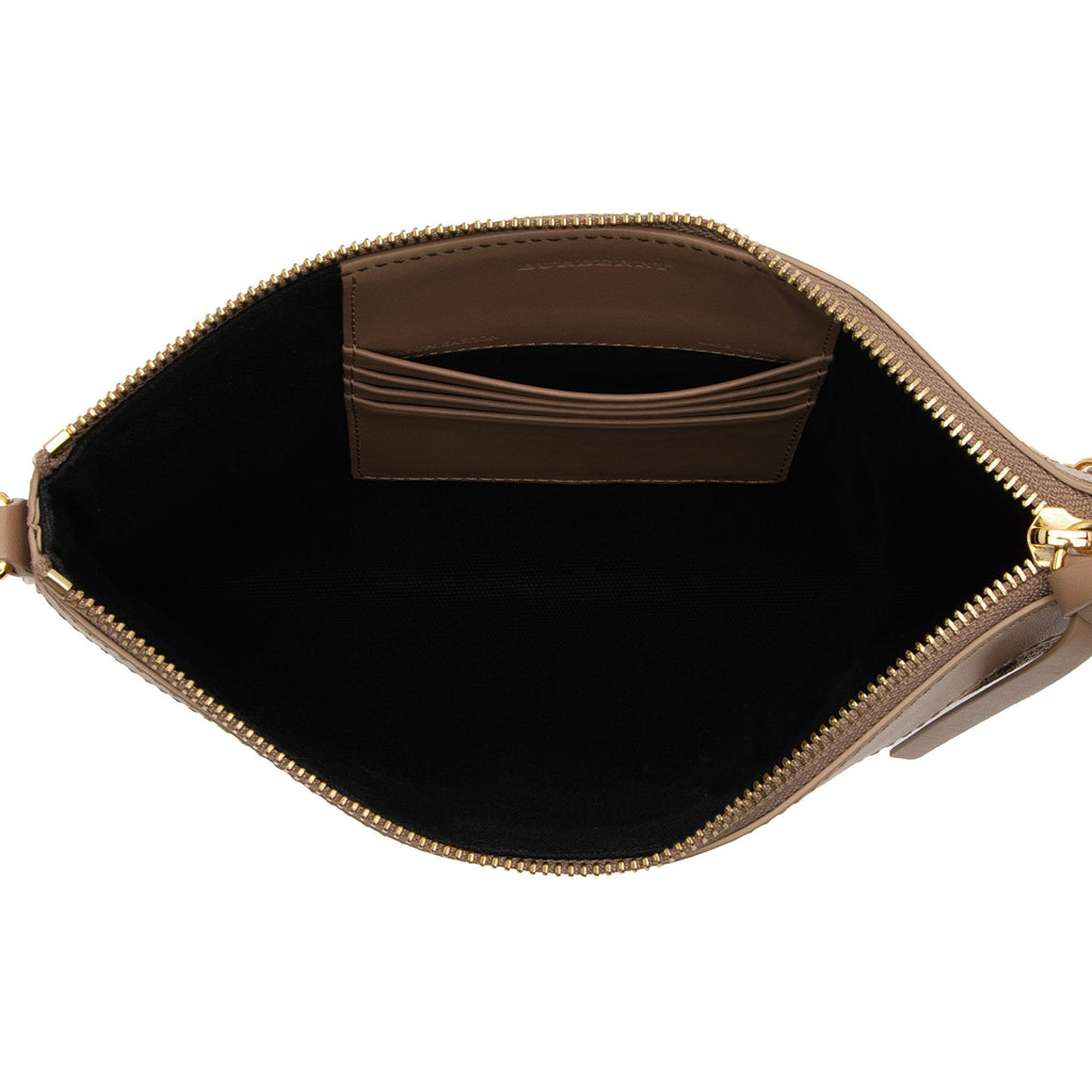 Burberry Haymarket Check Peyton Crossbody Bag (SHF-Do85Bg)