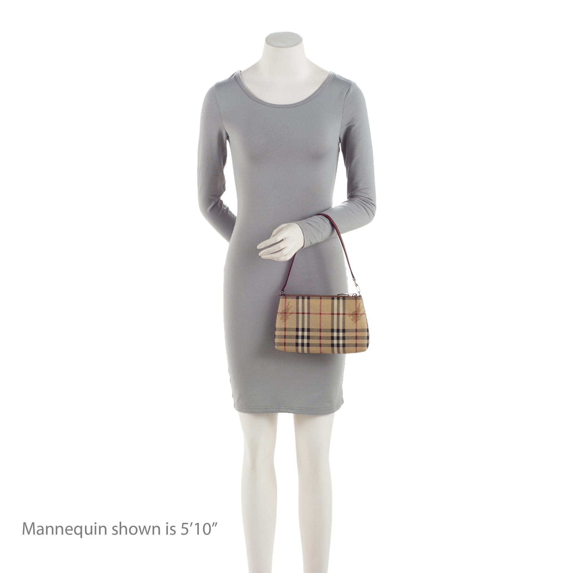 Burberry Vintage Haymarket Check Pochette (SHF-eiRBCJ)