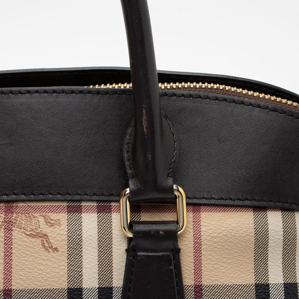 Burberry Haymarket Check Primrose Medium Tote (SHF-NBcwr7)