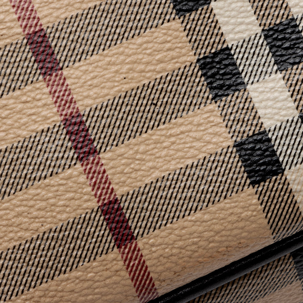Burberry Haymarket Check Regent Medium Tote (SHF-gey01E)