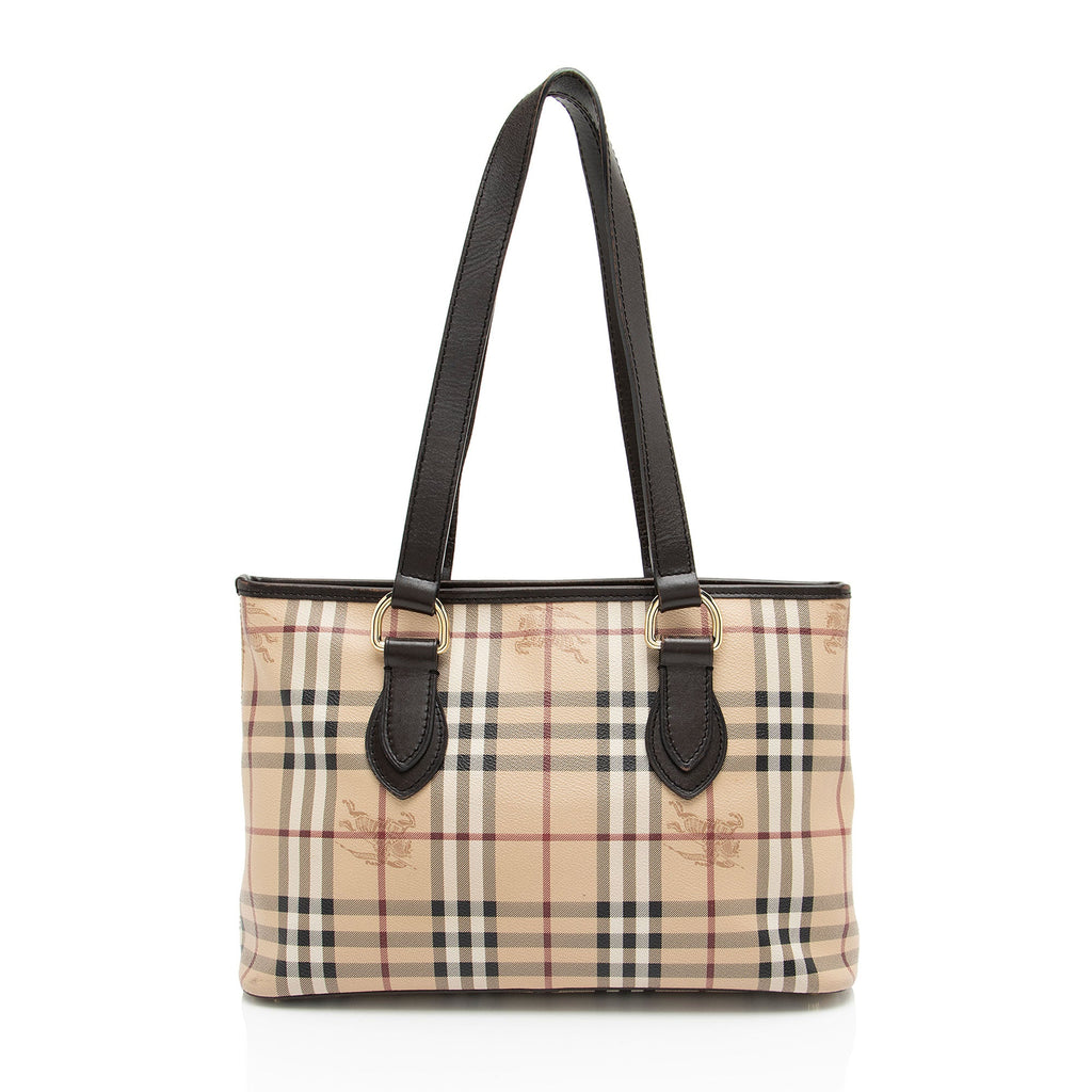 Burberry Haymarket Check Regent Medium Tote