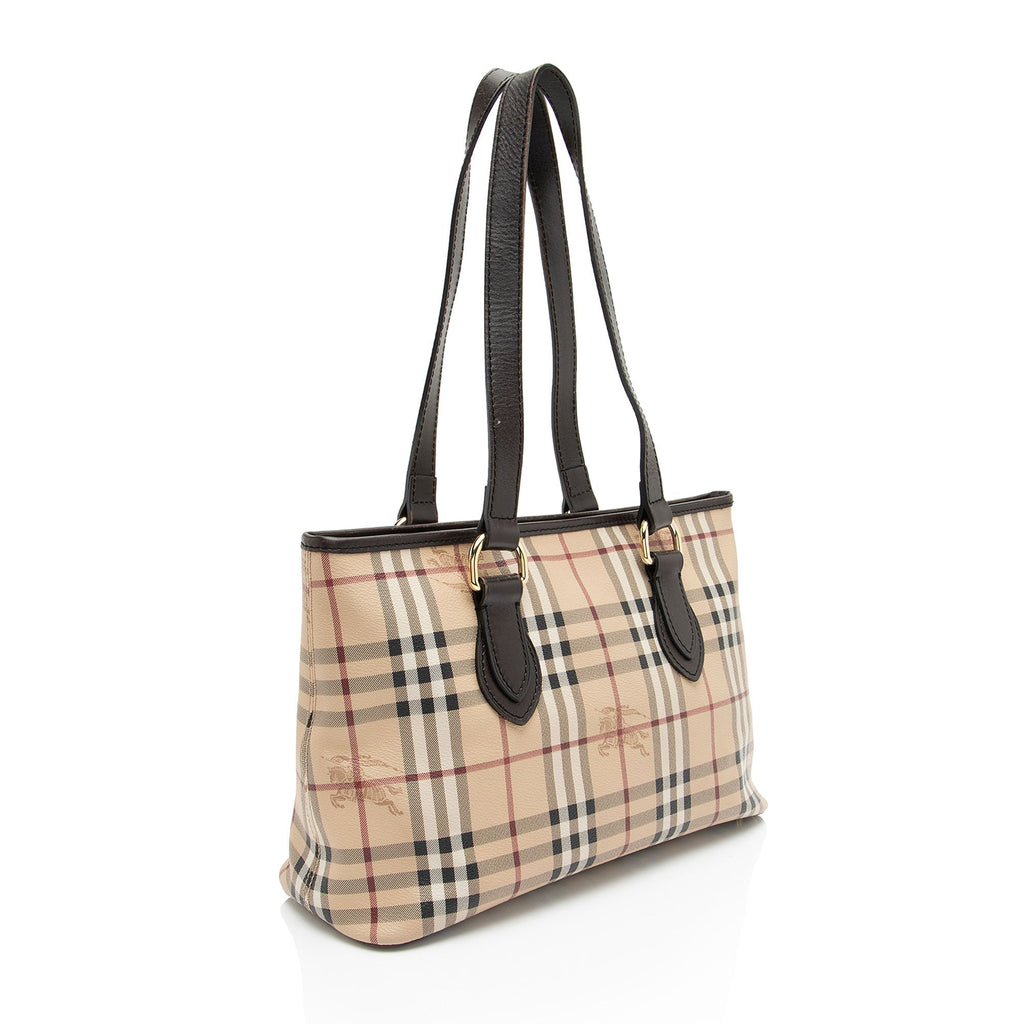 Burberry Haymarket Check Regent Medium Tote