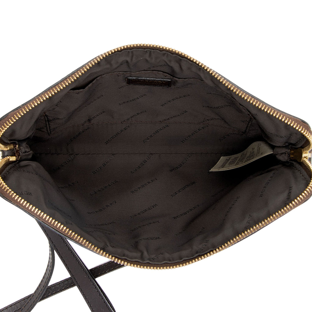 Burberry Haymarket Check Small Crossbody Bag (SHF-pnMphr)