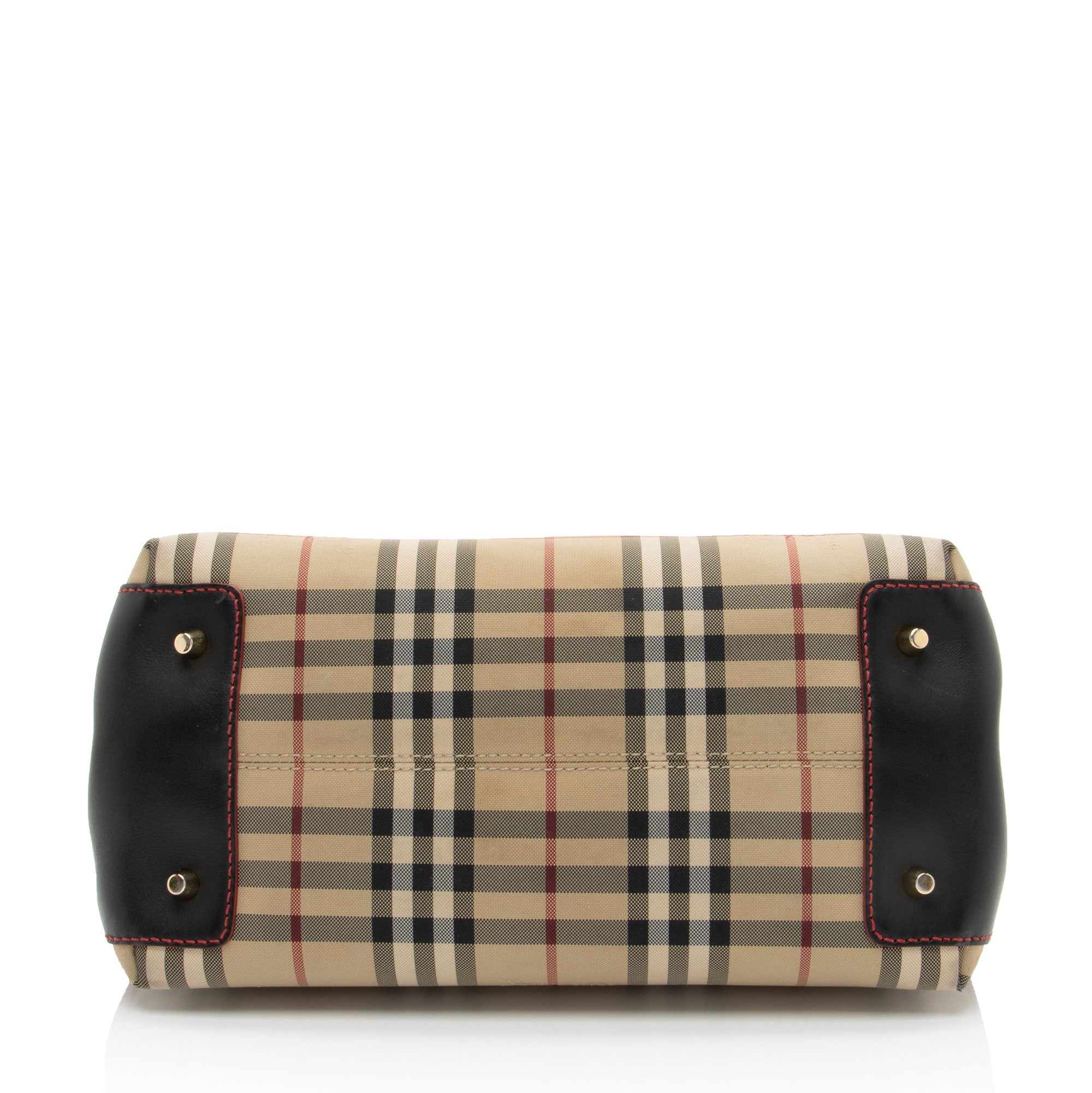 Burberry Horseferry Check Contrast Stitch Ballingdon Medium Tote