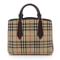 Burberry Horseferry Check Contrast Stitch Ballingdon Medium Tote