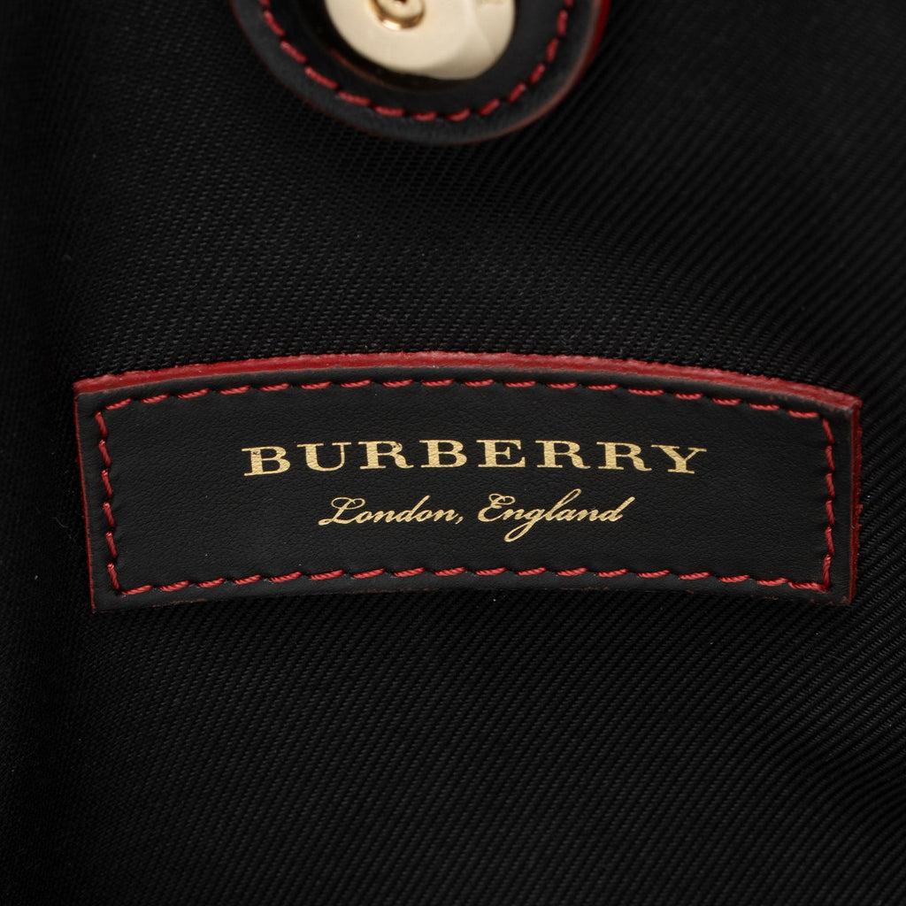 Burberry Horseferry Check Contrast Stitch Ballingdon Medium Tote