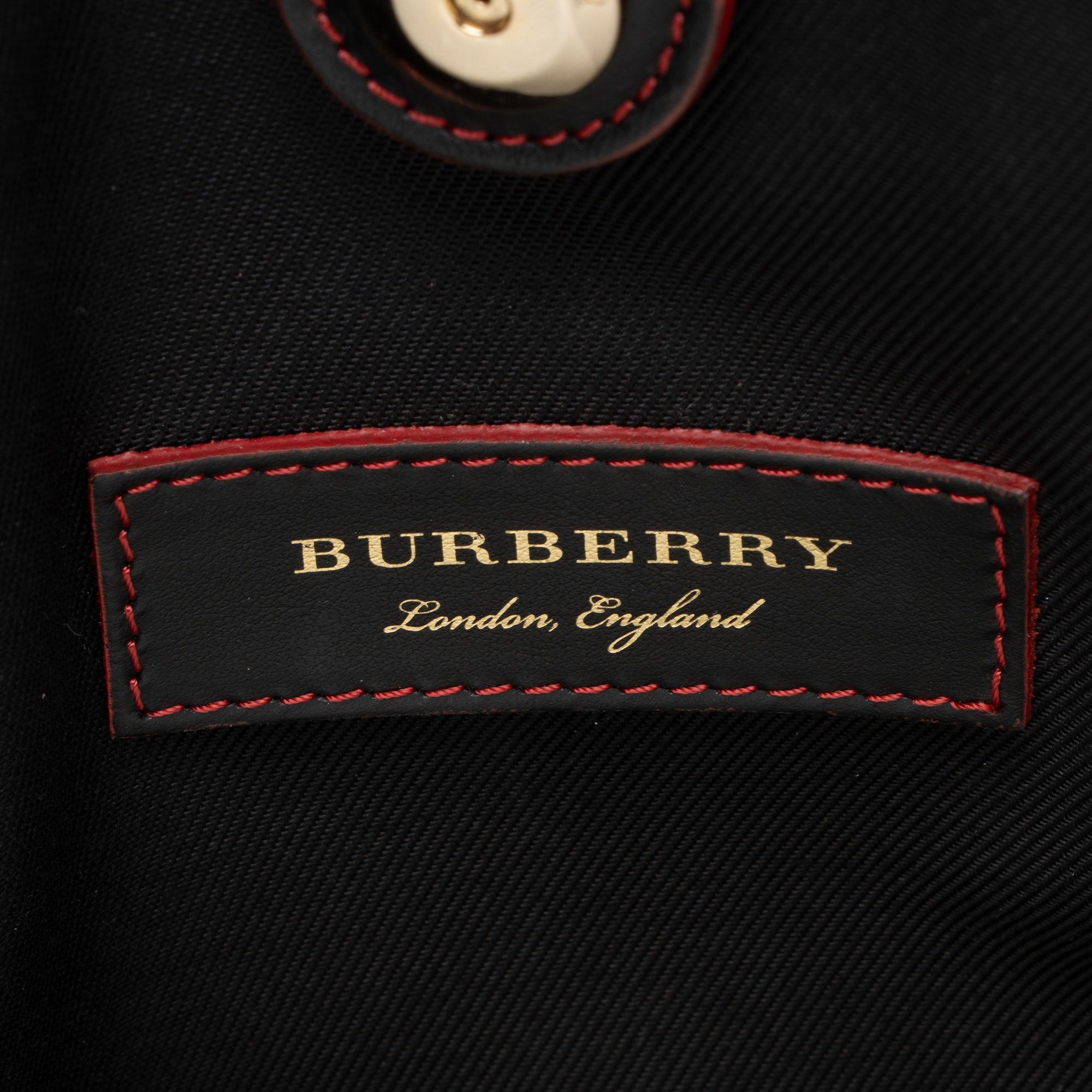 Burberry Horseferry Check Contrast Stitch Ballingdon Medium Tote