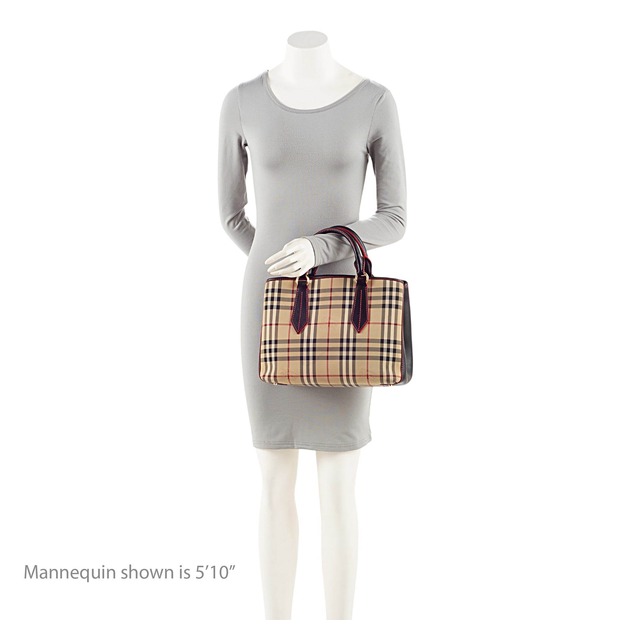 Burberry Horseferry Check Contrast Stitch Ballingdon Medium Tote