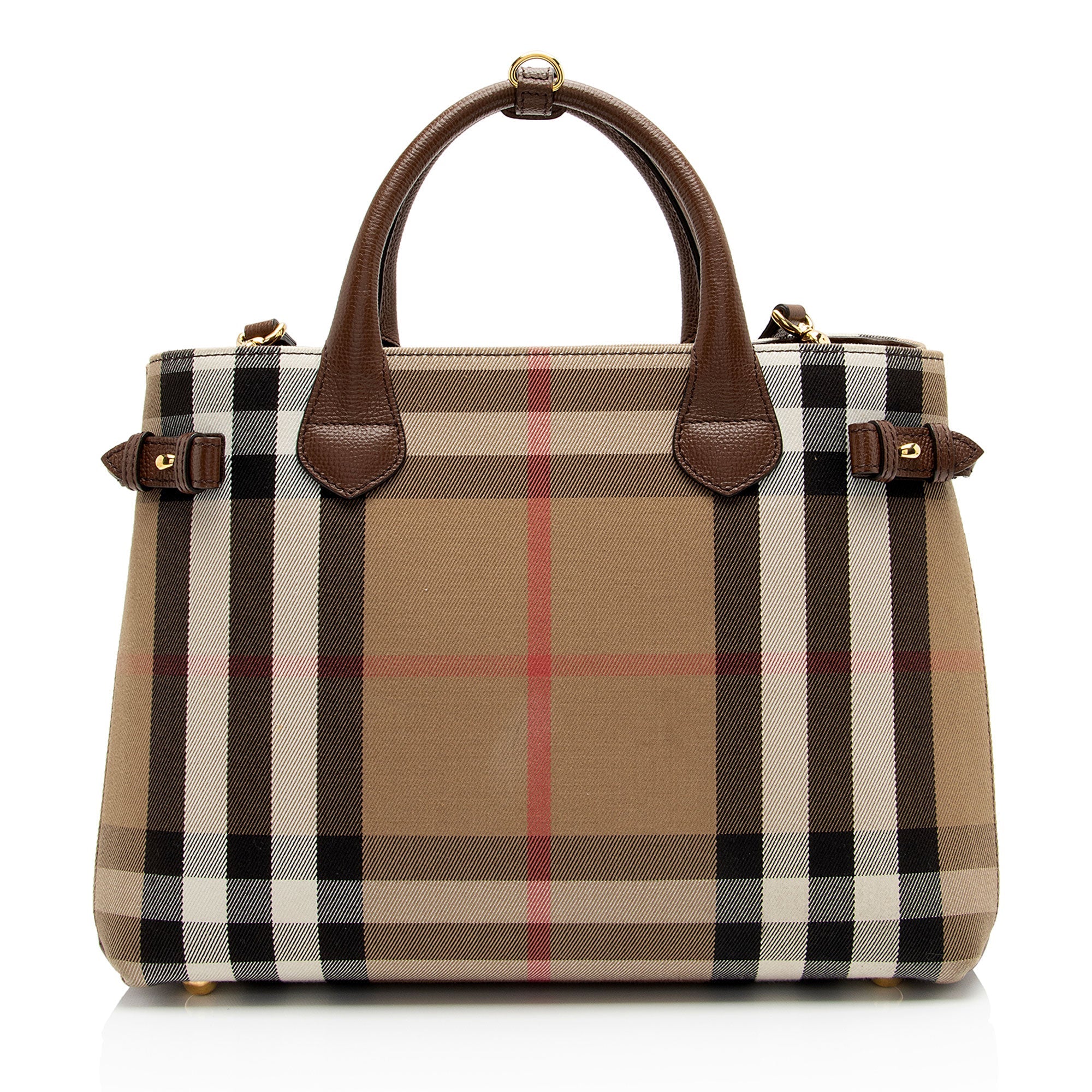 Burberry House Check Banner Medium Tote (SHF-0G2VoA)
