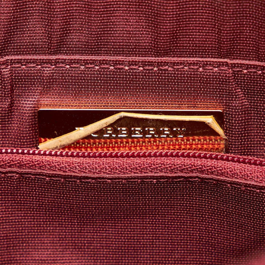 Burberry House Check Canvas Handbag (SHG-20443)