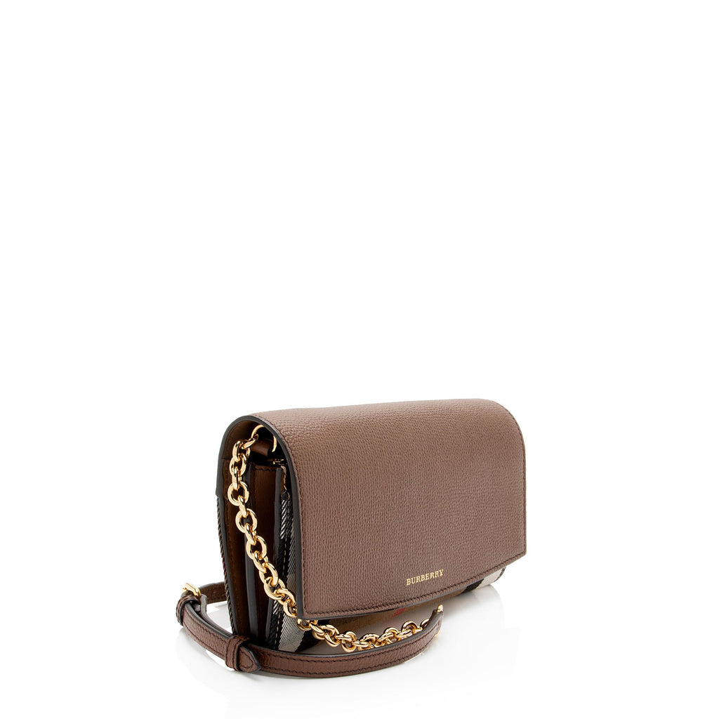 Burberry House Check Henley Chain Wallet