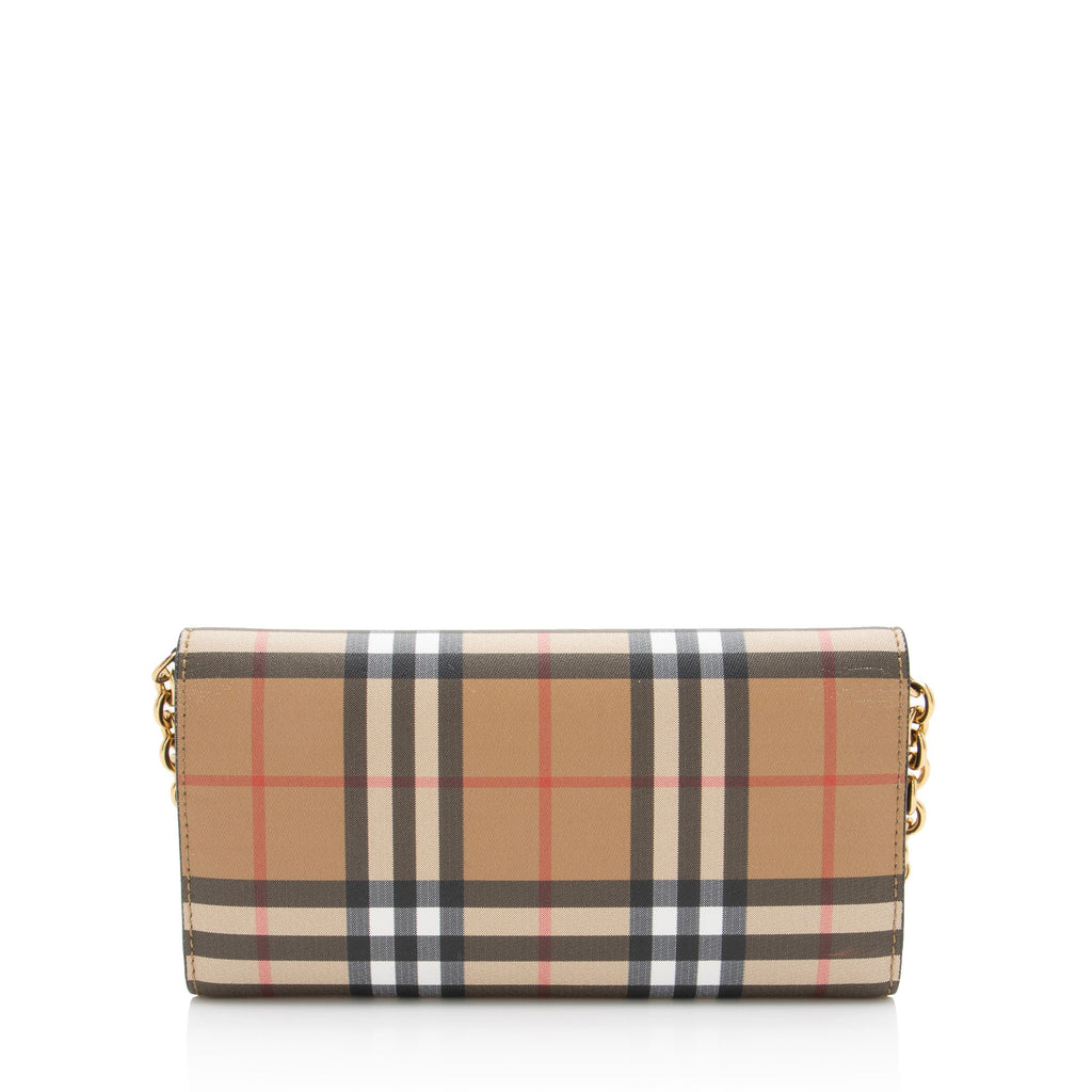 Burberry House Check Henley Chain Wallet