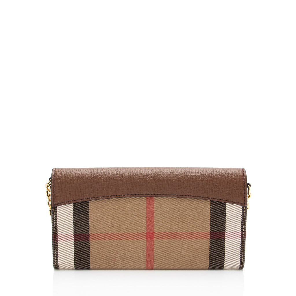Burberry House Check Henley Chain Wallet