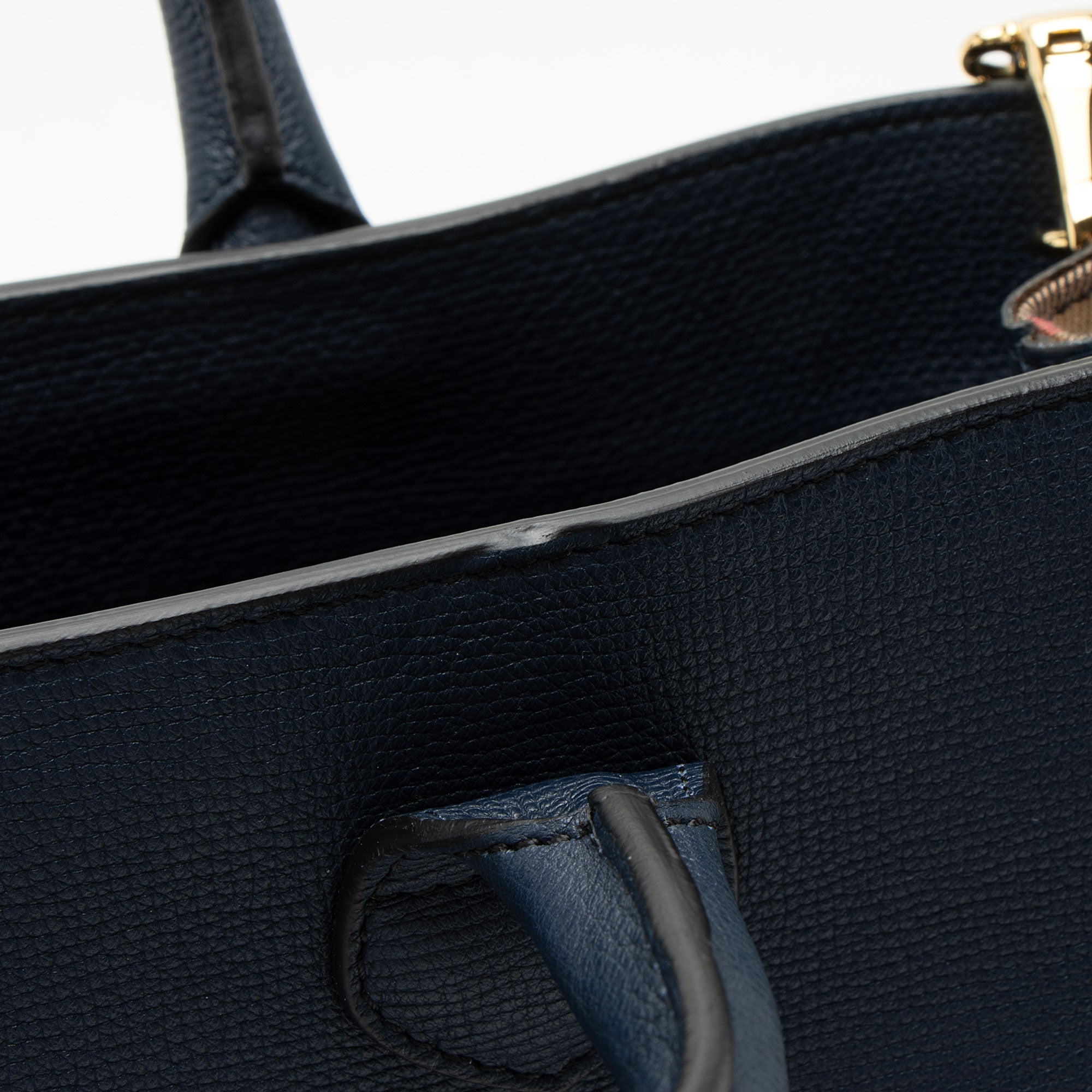 Burberry House Check Leather Banner Large Tote
