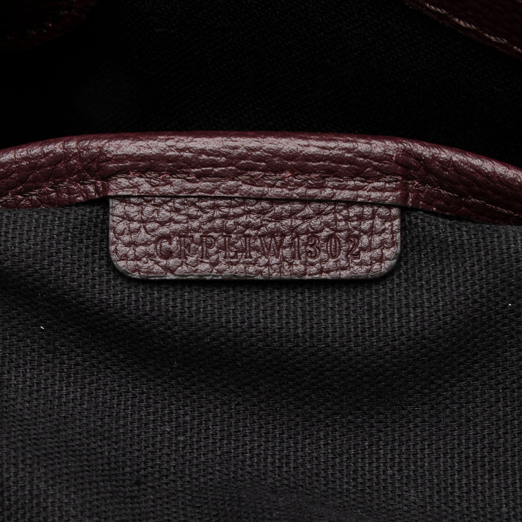Burberry House Check Leather Banner Medium Tote (SHF-23800)