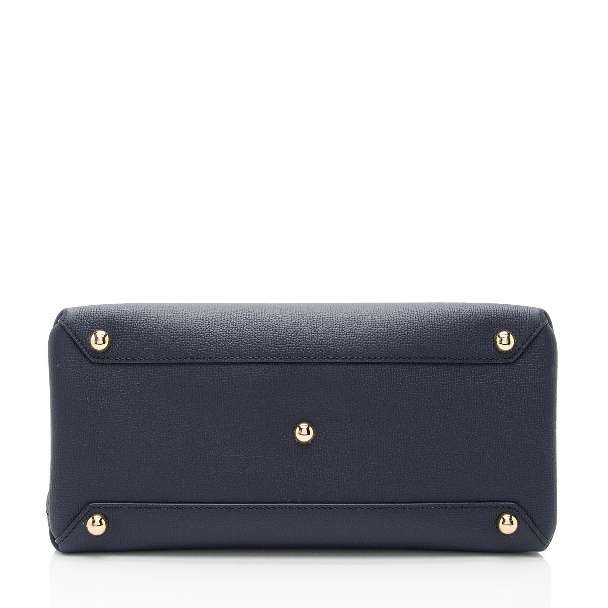 Burberry House Check Leather Banner Medium Tote (SHF-vVShxX)
