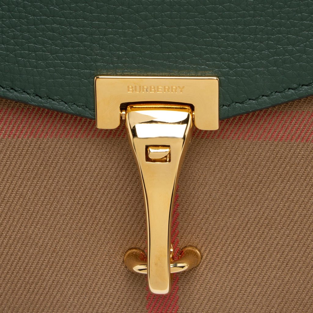 Burberry House Check Macken Chain Small Crossbody (SHF-WiRnsG)