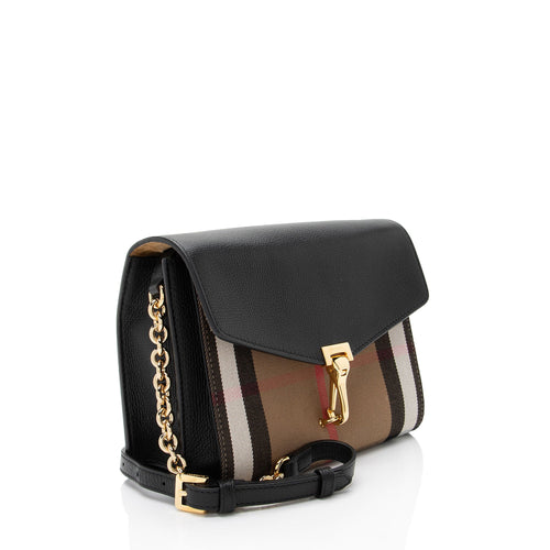 Burberry House Check Macken Chain Small Crossbody