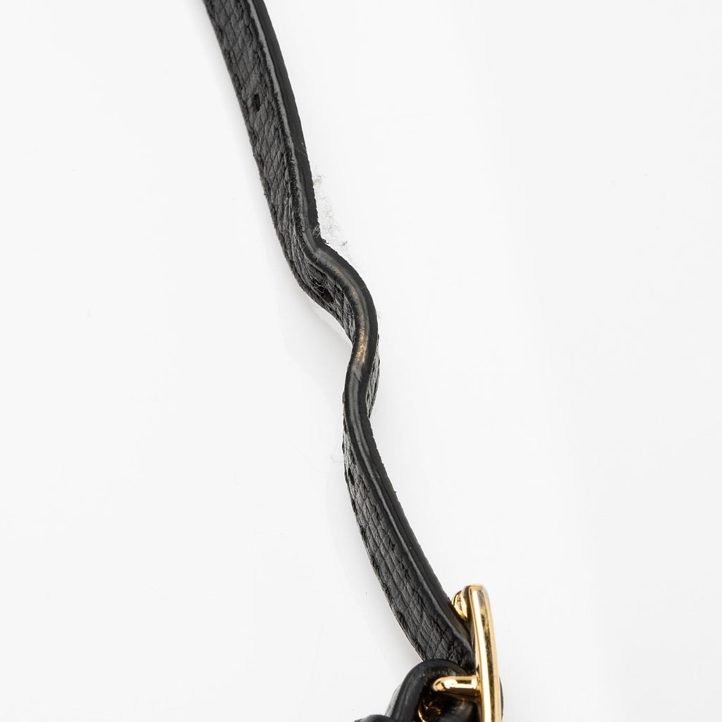 Burberry House Check Madison Buckle Small Shoulder Bag (SHF-x0DUJG)